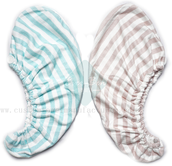 China Bulk Custom original hair turban Towel Fast Drying Hair Hat Towel Supplier